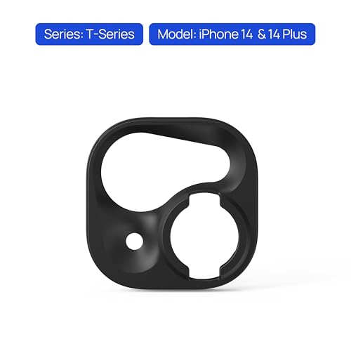 Moment SmartAlign Drop-in Lens Mounts for T-Series Lenses (iPhone 14/14 Plus) Black