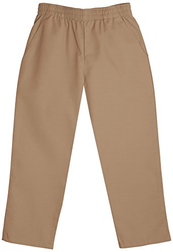 Classroom Uniforms Pull-On Pant with Boxer Elastic Waistband for Girls and Boys 51062, 10, Khaki