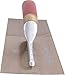 MARSHALLTOWN PermaShape Finishing Trowel, 12 x 5 Inch Broken-In Golden Stainless Steel Concrete Tool, Made in the USA, PB7GSD