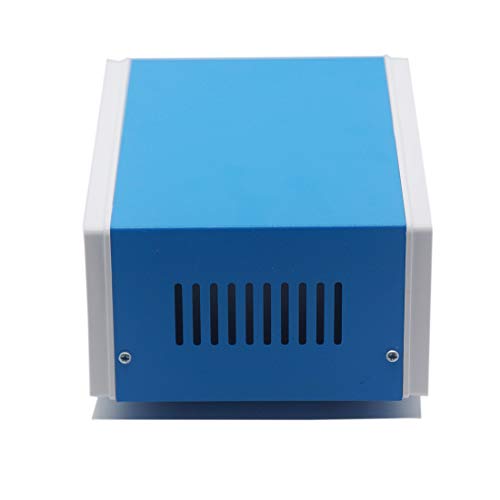 Zulkit Electronic Enclosures Blue Metal Enclosure Project Case Diy Box Junction Case Enclosure Preventive Case 6.7 X 4.3 X 3.1 Inch(170 X130X80Mm) #TOP3