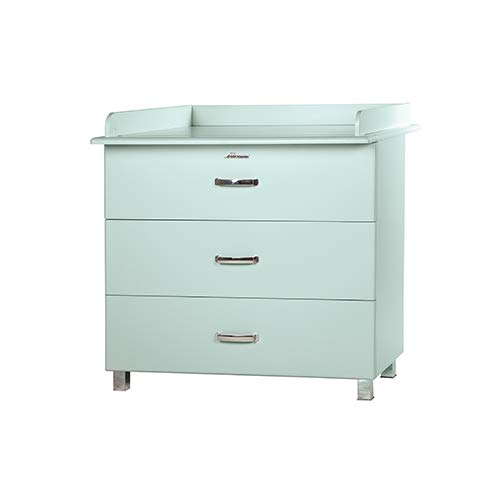 Table à langer bois Phoenix Miami commode bébé menthe