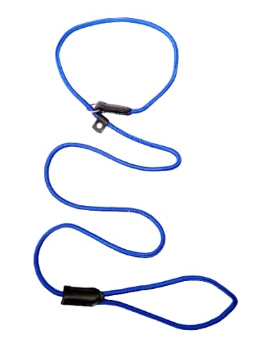 Woofy Dog Show Leash Cord Type Nylon Leash with Adjustable Loop Training Leash 5 Feet (Blue) (B0BHP8X416) Amazon Price History, Amazon Price Tracker