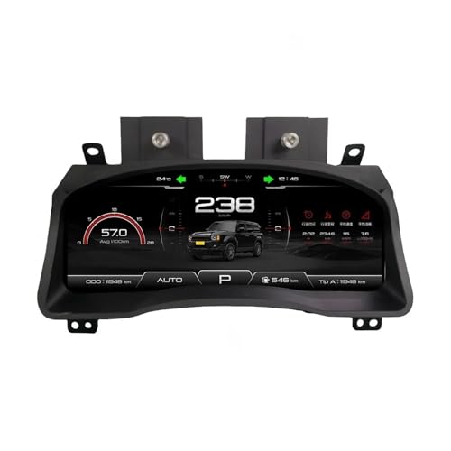 Cockpit virtual para Toyota Prado 2004-2009 con pantalla de navegación de alta definición