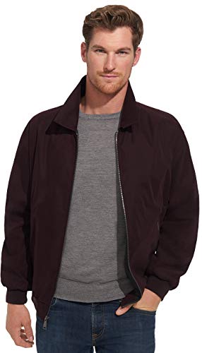 Weatherproof Original Mens Golf Jacket (Mens Windbreaker) Classic Mens Light Jacket (Medium, Plum)