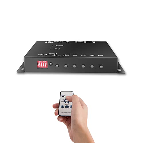 Répartiteur vidéo 4 canaux couleur CCTV mini boîtier pour système de caméra