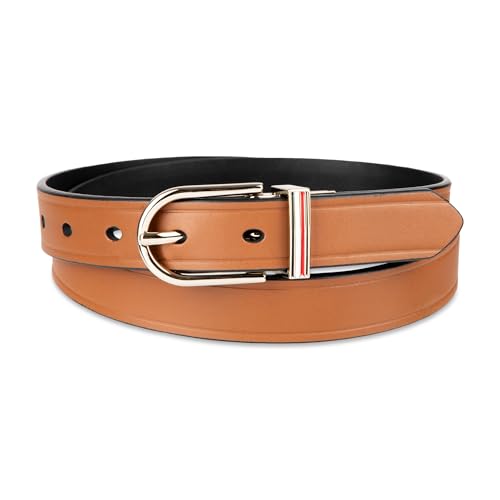 Tommy Hilfiger Women's Two-in-one Reversible Slim Width Casual Leather Belt for Jeans, Trousers and Dresses2