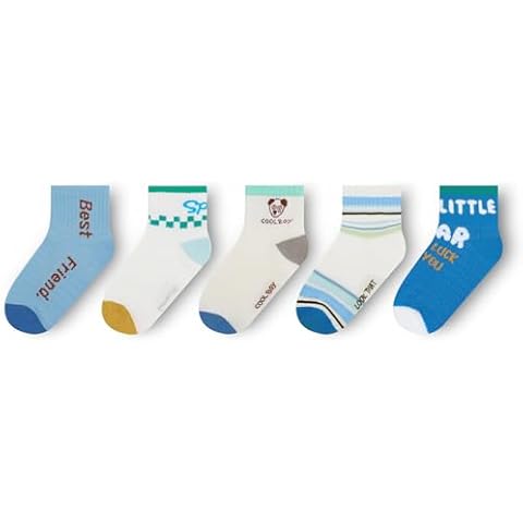 Queenshin Boys Cartoon Dog Pattern Socks Cover