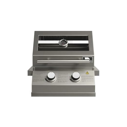 Mimo Style, Churrasqueira Inox a Gás de Embutir com 2 Queimadores