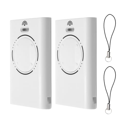 Juego de 2 Mandos a Distancia para Puerta de Garaje – Compatible con FAAC XT2 868 SLH, DL2 868 SLH, T2/T4 868 SLH – Frecuencia 868 MHz, 4 Canales, Tecnología Rolling Code – Alcance de 50 m