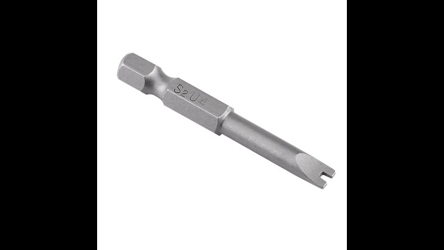 5 Pcs 1/4" Hex Shank S2 Alloy Steel U Shape Magnatic Screwdriver Drill Bits Set Spanner Screwdriver Bits U4 U5 U6 U7 U8 50MM Length, Hex Shank U shaped Magnetic Power Tools