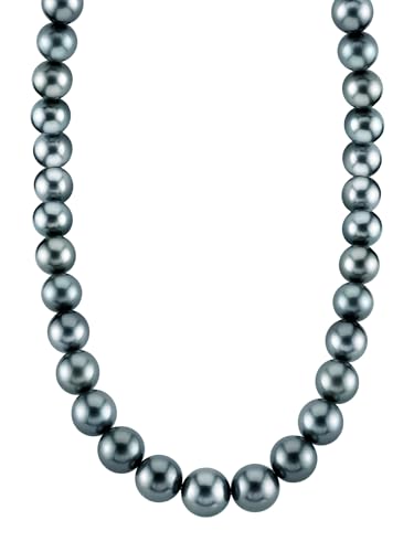 Image of Yellow Chimes Pearl Necklace for Women | Fashion Grey Chain Necklace | Choker Pearl Statement Necklaces | Glam Chains | Western Necklace for Girls Birthday Anniversary Gift for Women Wife