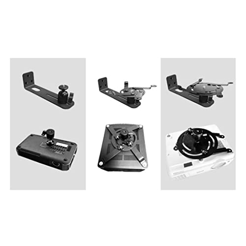 Plateau plafond pour projecteur avec support mural universel noir premium