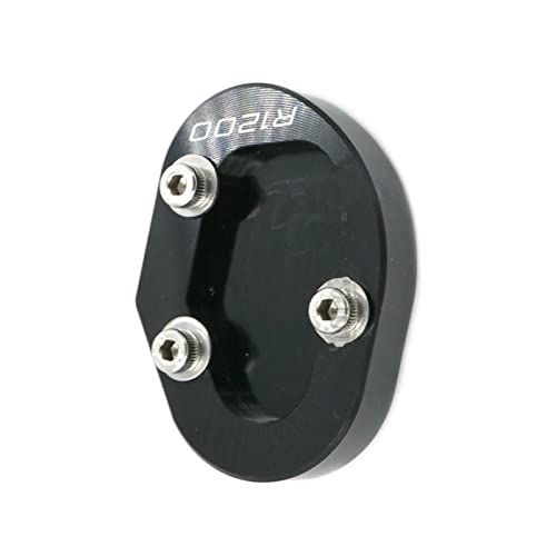 Extension béquille latérale BMW R1200S moto plaque support CNC noir 2007