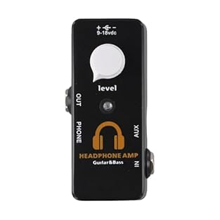 [PORTABLE AND LIGHTWEIGHT] This compact Amp Guitar effect pedal is designed for musicians who need a lightweight solution that fits seamlessly into their gear bag for easy transport to or practice . [ CONNECTIONS] Equipped with multiple input and out...