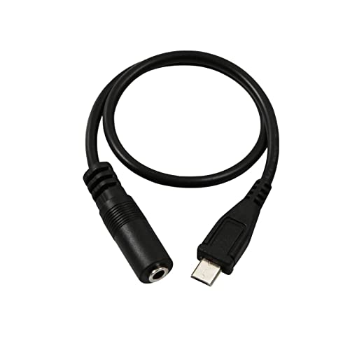 Mr. Gadget's Solutions Câble adaptateur audio 5 broches mâle vers micro USB femelle 3,5 mm pour...