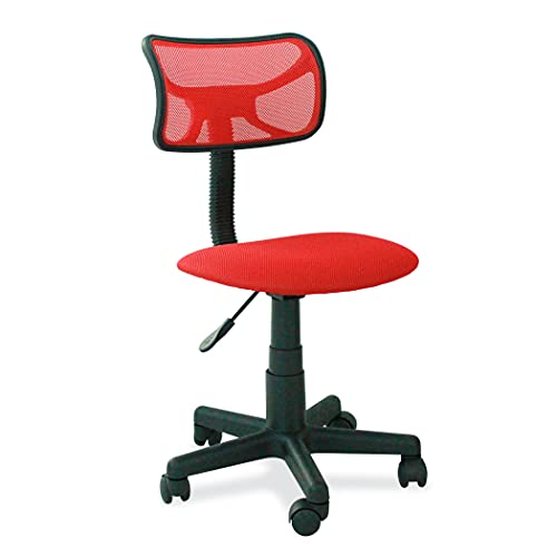 Consejos para Comprar Sillas Ejecutivas Economicas disponible en línea. 43 ANDROMEDA INC Silla de Escritorio Roja Giratoria con Respaldo Mesh Ajustable - para Niños y Adultos - Silla de Oficina Ejecutiva Económica y Cómoda - Estilo y Comodidad en tu...