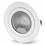 ADAKAT Vollmetall Einbaustrahler G4 12V, Glasabdeckung