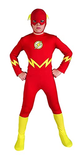 Rubies DC Comics Superheroes: The Flash Costume for Kids, Boy's Small