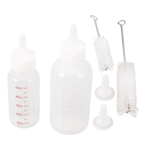 Hohopeti 1 セット ペット 給餌 哺乳瓶 セット 幼児 哺乳瓶 赤ちゃん セット 新生児 赤ちゃん 哺乳瓶 新生児 動物 フィーダー リス 哺乳 哺乳瓶 子羊 哺乳 哺乳瓶 小 ペット 哺