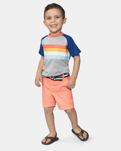 The Children's Place Baby Boys and Toddler Casual Flip Flops with Backstrap, Tan4