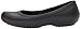 Crocs Women's Flats | Slip Resistant Work Shoes Ballet, Black/Black, 8