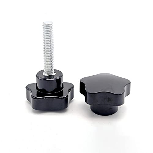 Star Knob Grip M14 Diameter Female Thread Clamping Knobs Handle Tightening Screw Black - Image 3