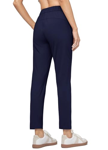 Willit Women's Golf Travel Pants Lounge Sweatpants 7/8 Athletic Pants Quick Dry On The Fly Pants
