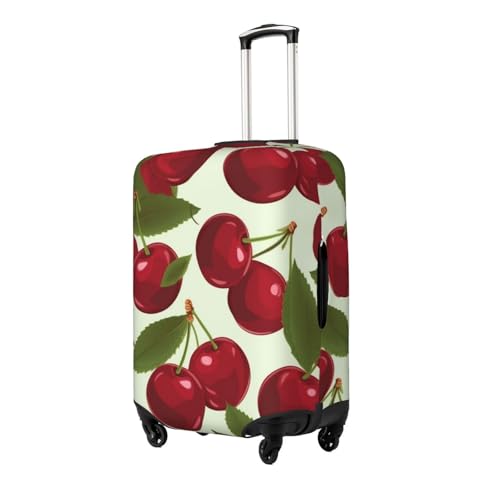 Cherry Fruit Travel Luggage Cover Suitcase Protector Washable Elastic Suitcase Cover Anti-Scratch Luggage Protector Travel Suitcase Baggage Cover Fits 18-32 Inch Suitcase Small2