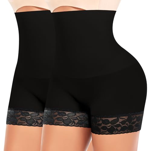 YARRCO Nahtlose Miederhose Leicht Formende Bauchweg Unterhose Damen Shapewear Kurze Leggings Miederpants Unterwäsche