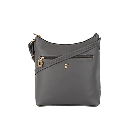 Baggit Women Grey Hobo Sling Bag Medium Size | Ladies Stylish Casual Cross Body Purse Handbag