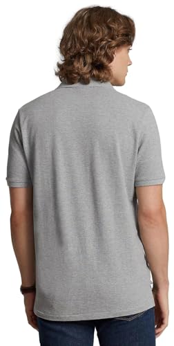 Image of POLO RALPH LAUREN Men's Classic Fit Mesh Pony Logo Polo Shirt (XL, NewGrey)