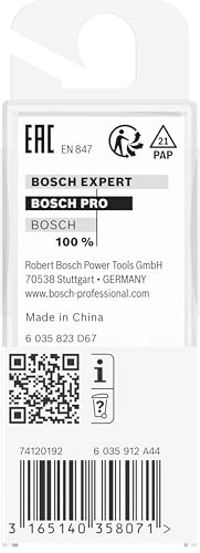 Bosch Professional Bündigfräser Standard for Wood (für Holz, Ø 9,5 mm, Arbeitslänge 25,4 mm, Zubehör Handfräse)