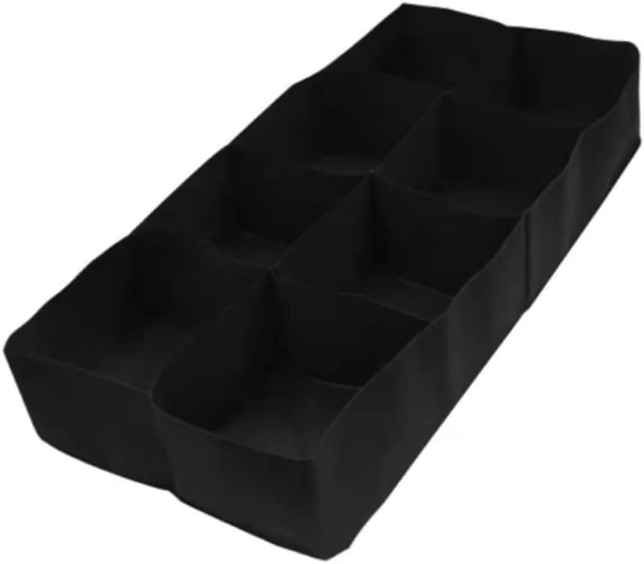 Gardening Plant Grow Bags, Fabric Grow Beds, Rectangular Grow Bags, Breathable Potato Tomato Grow Pots for Outdoor Vegetable Plants Flowers (Black)
