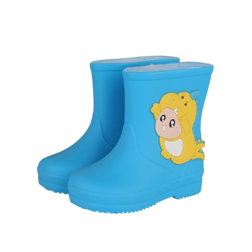 Bottes en caoutchouc doublées pour enfants de pluie dessin animé