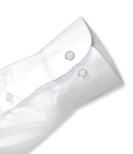 Biagio Men's 100% Cotton Solid White Color Dress Shirt Sz 15 34/35 #TOP2