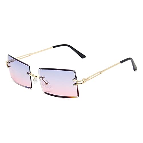 Lunettes de soleil sans monture rectangle pour vos terrasses ensoleillées et festivals