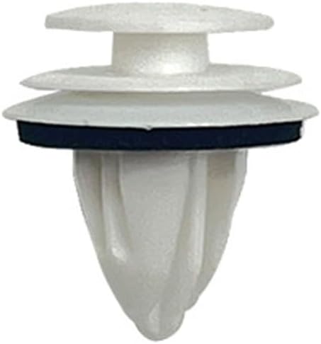 50 Pcs for Door Trim Panel Retainer Clips 90467-10161 94858299, High Strength Plastic Pillar Fasteners, White
