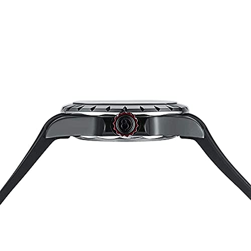 BODERRY Skeleton Mens Watches Titanium Automatic Mechanical Watch for Men 72H Power-Reserve 5ATM Waterproof Luminous Sapphire Crystal Wrist Watch and Leather Strap Mens Steampunk Gift