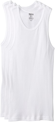 Reebok Men's 3pk Cotton Ribbed Tank