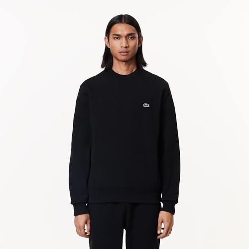 Lacoste Felpa Da Uomo, Nero, L - 4
