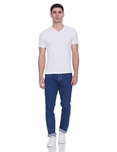 Image of Amazon Brand - Symbol Men's Relaxed Fit Mid Rise Jeans