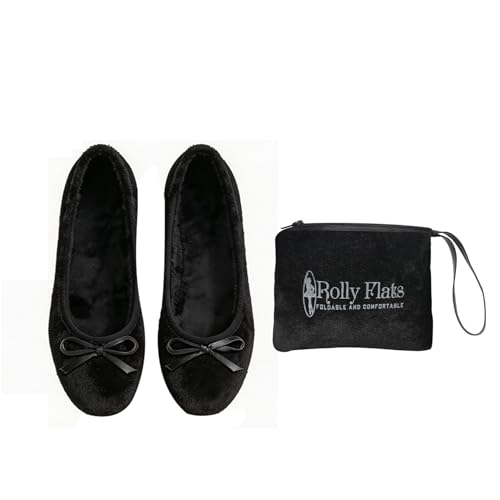 Image of Women's Foldable Ballet Flats - Portable Flat Shoes for Travel and Wedding that Fit in Your Purse
