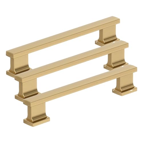 Image of Amerock 10BX37092CZ | Champagne Bronze Cabinet Pull | 5-1 /16 inch (128mm) Center-to-Center | 30 Pack | Triomphe | Furniture Hardware