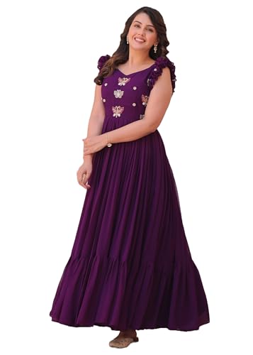 Robe de travail brodée en Georgette idéale pour vos réunions et business lunchs