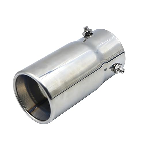Embouts d'échappement universels 70 mm avec silencieux voiture en carbone