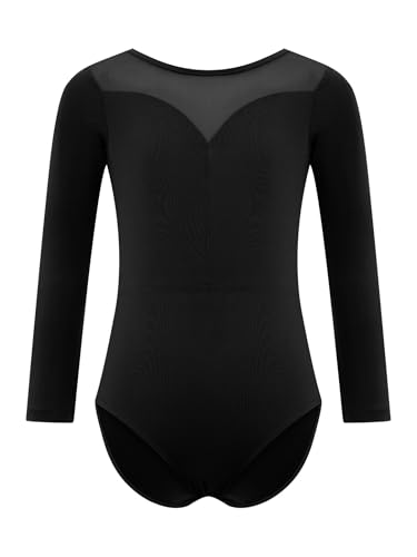 Monduelle Traje Baile Ballet Malla Con Patchwork Niñas Negro 2-3 años