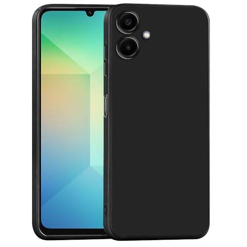 Image of Back Cover for Samsung Galaxy A06 4G / A06 5G | Full Camera Protection | Premium Liquid Silicon Case | Flexible Bumper Case for Samsung Galaxy A06 4G / A06 5G (Black)