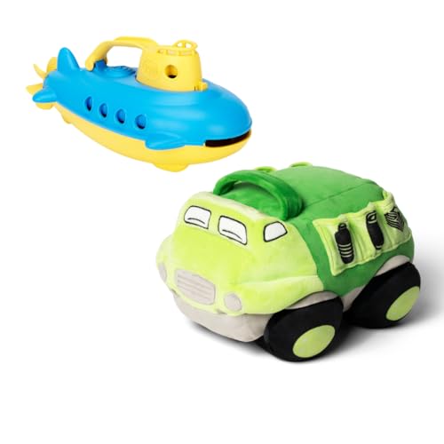 Green Toys Recycle Truck Plush & Submarine...