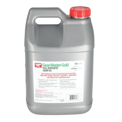 Farm OYL Gear-Master Gold Gear Oil 75W-90 2.5 Gallons fits Fluids/Chemicals/Oil/Additives Gear Oil