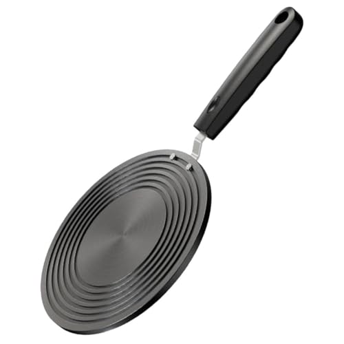 VALICLUD Difusora de Calor Metálica Multifuncional para Estufas de Gas y Placas de Inducción Adaptador con Mango para Utensilios de Cocina como Ollas